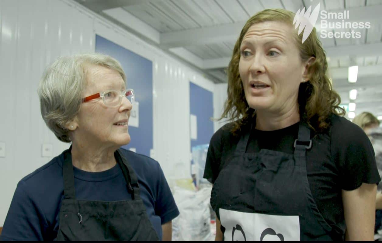 Mother and daughter volunteers Di Roche and Vanessa Trowell. 