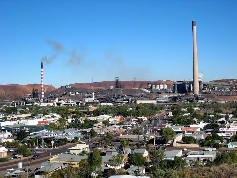 Postcode 4825, Mt Isa, is the most polluted in area.