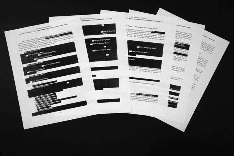 The redacted Mueller report.