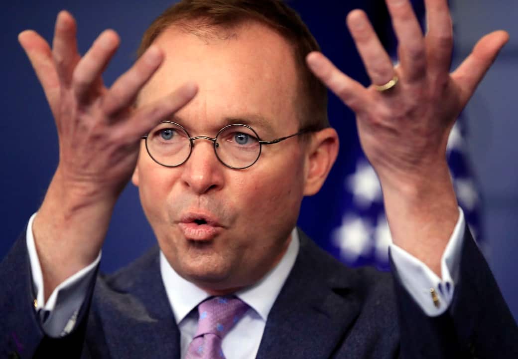 Acting chief of staff Mick Mulvaney.