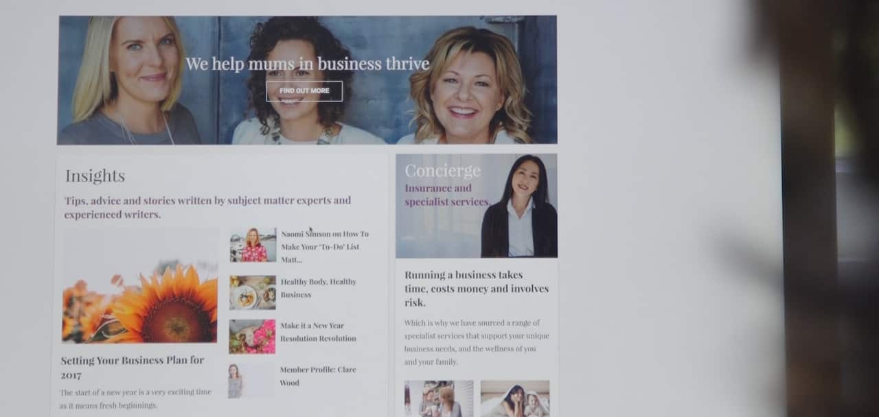 Mums & Co aims to help mothers in business connect with each other.