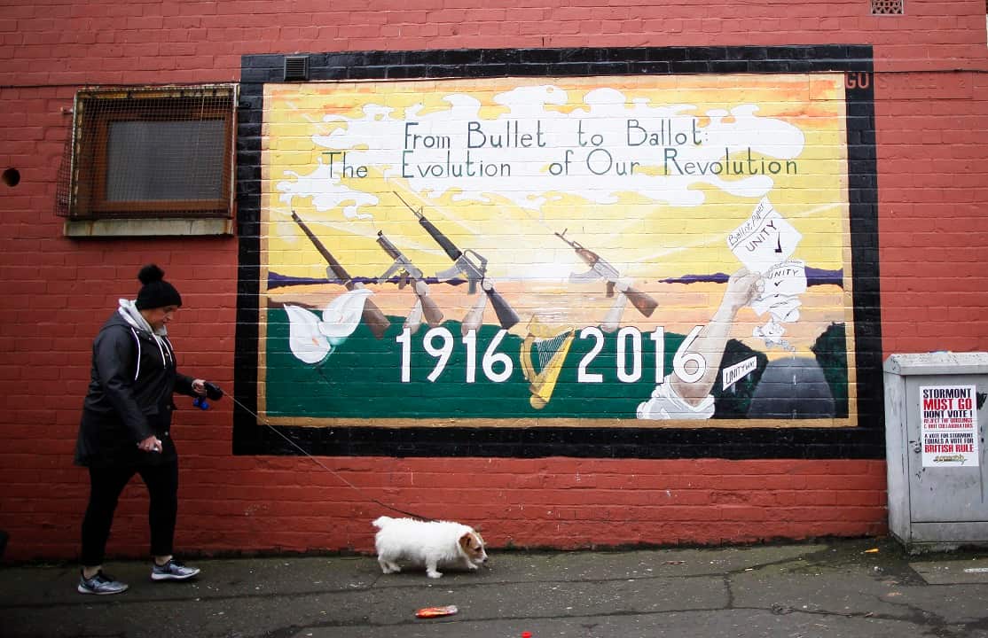 West Belfast mural