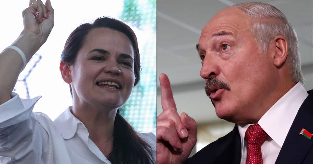 Svetlana Tikhanovskaya is hoping to end the tenure of President Alexander Lukashenko.