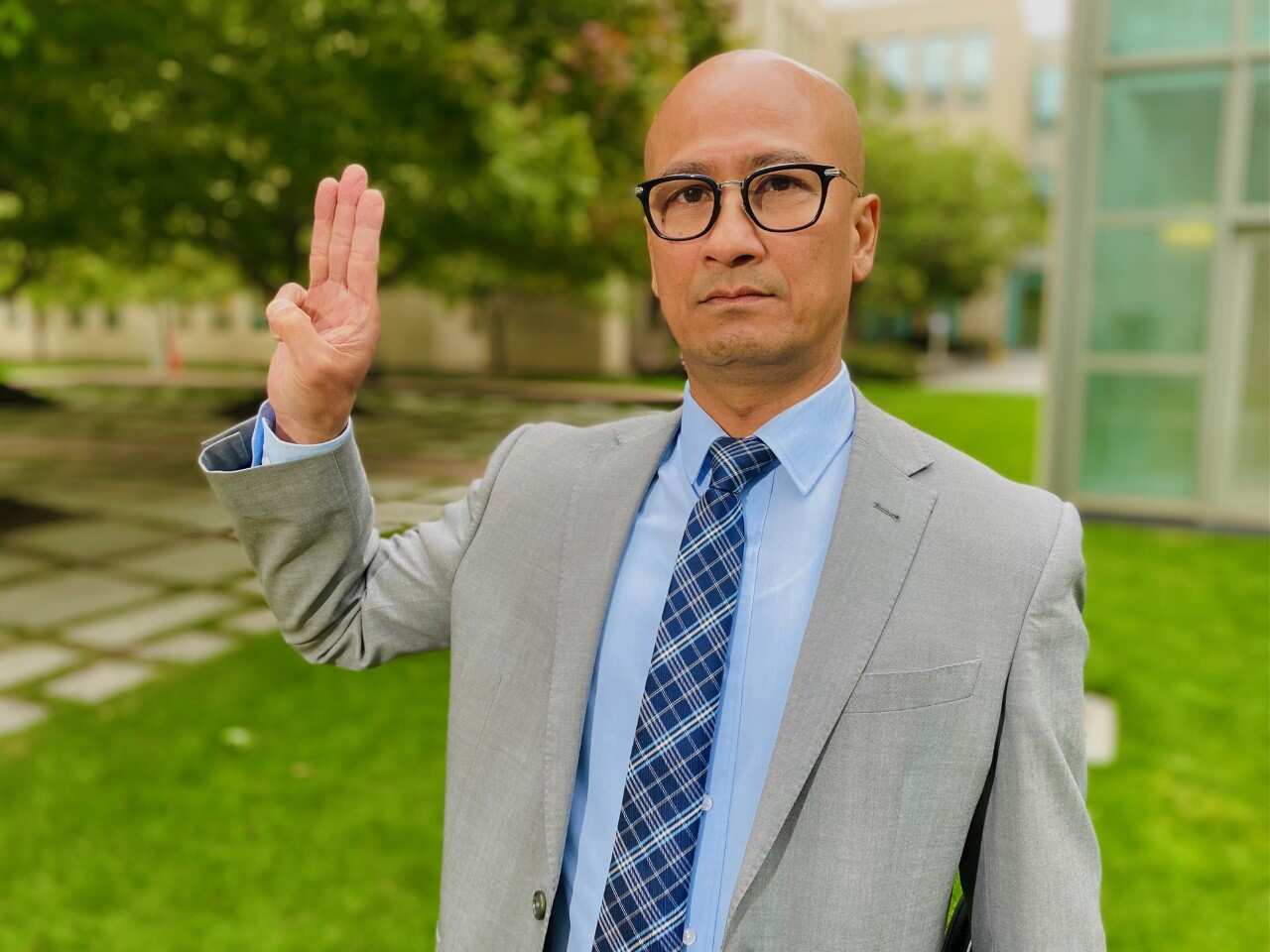 Ko Naing Saulsman said he has struggled to sleep since the military seized power in the coup.