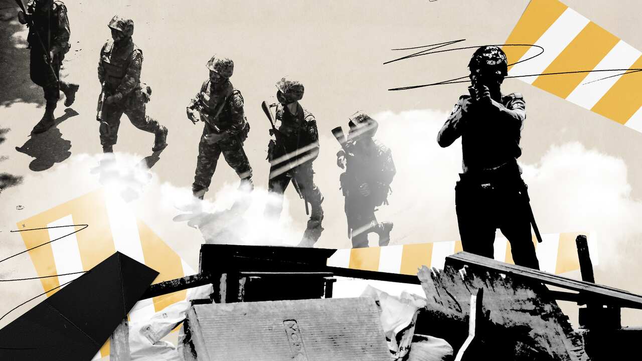 Myanmar's military has been accused of opening fire on peaceful protesters.