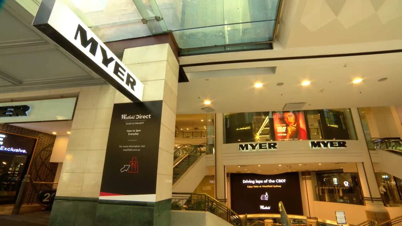 Myer announced on Friday it would temporarily close all stores for at least four weeks from Sunday, and stand down 10,000 staff without pay.