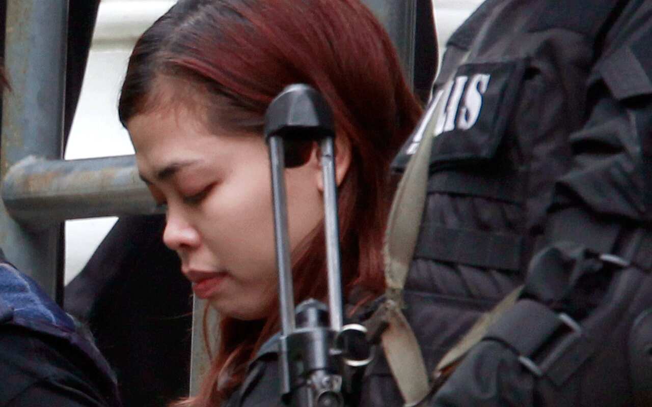 Indonesian suspect Siti Aisyah.