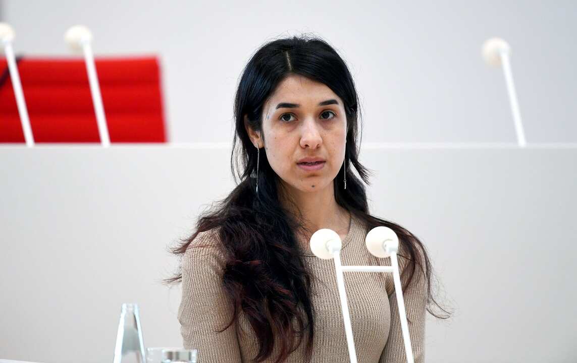 Nadia Murad is one of this year's recipients of the Nobel Peace Prize.