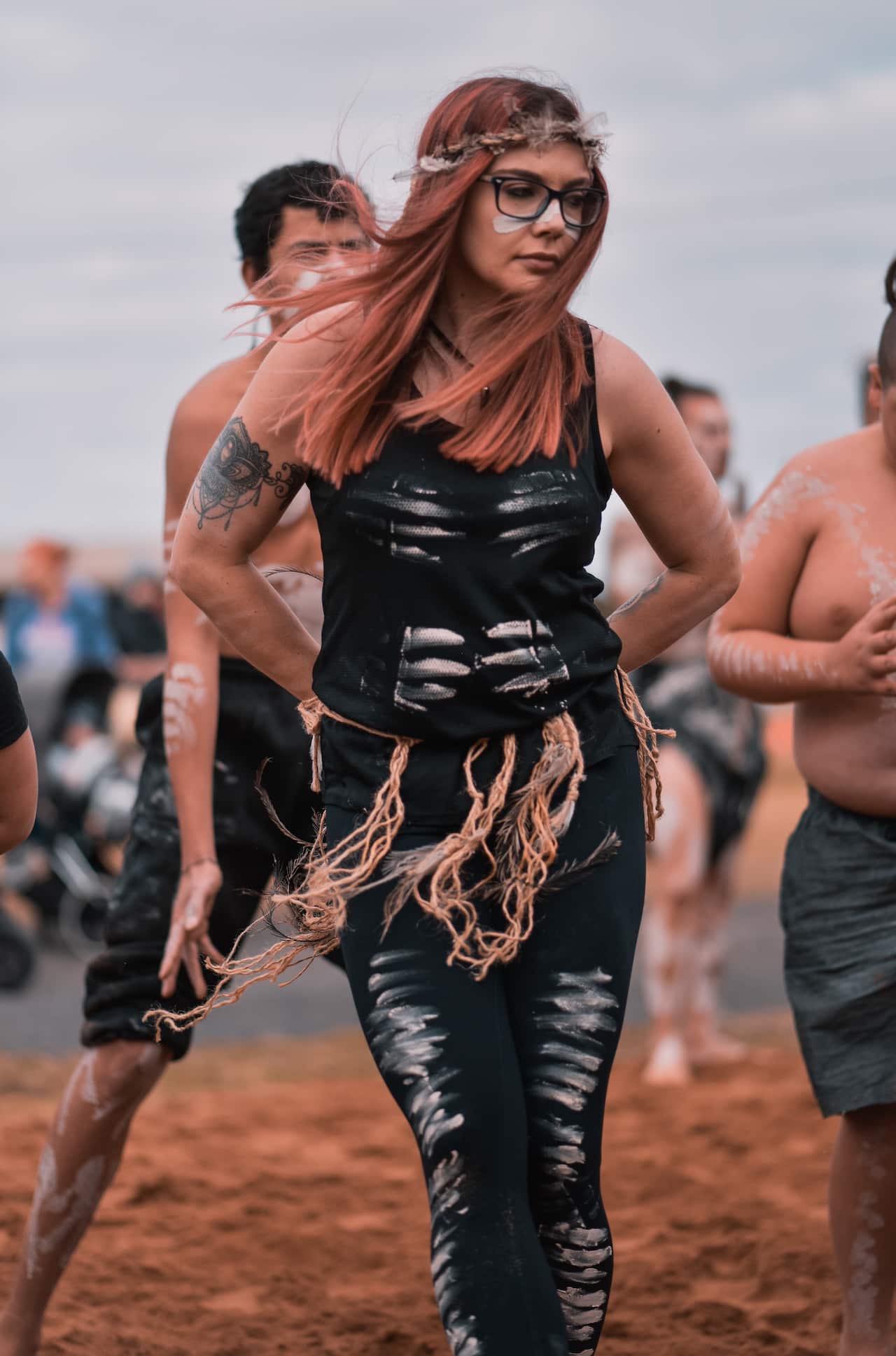 Leticia performing at a NAIDOC week event in 2019. 