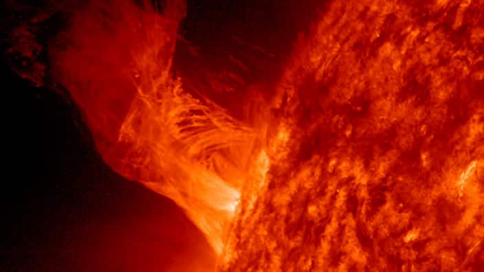 Solar Eruption Rises Above Sun