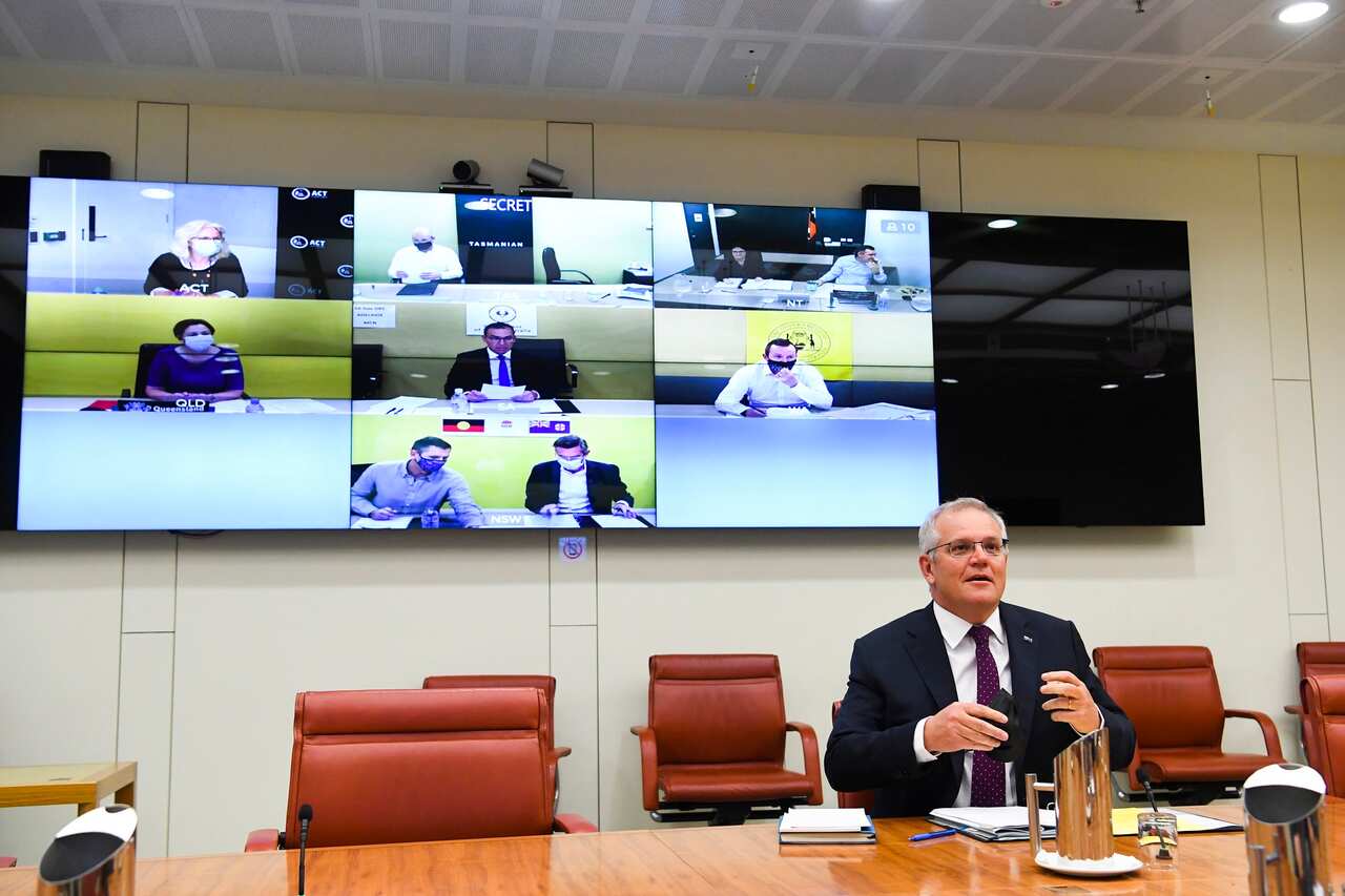 Prime Minister Scott Morrison held a national cabinet meeting on Thursday to discuss a national definition of a COVID-19 close contact.
