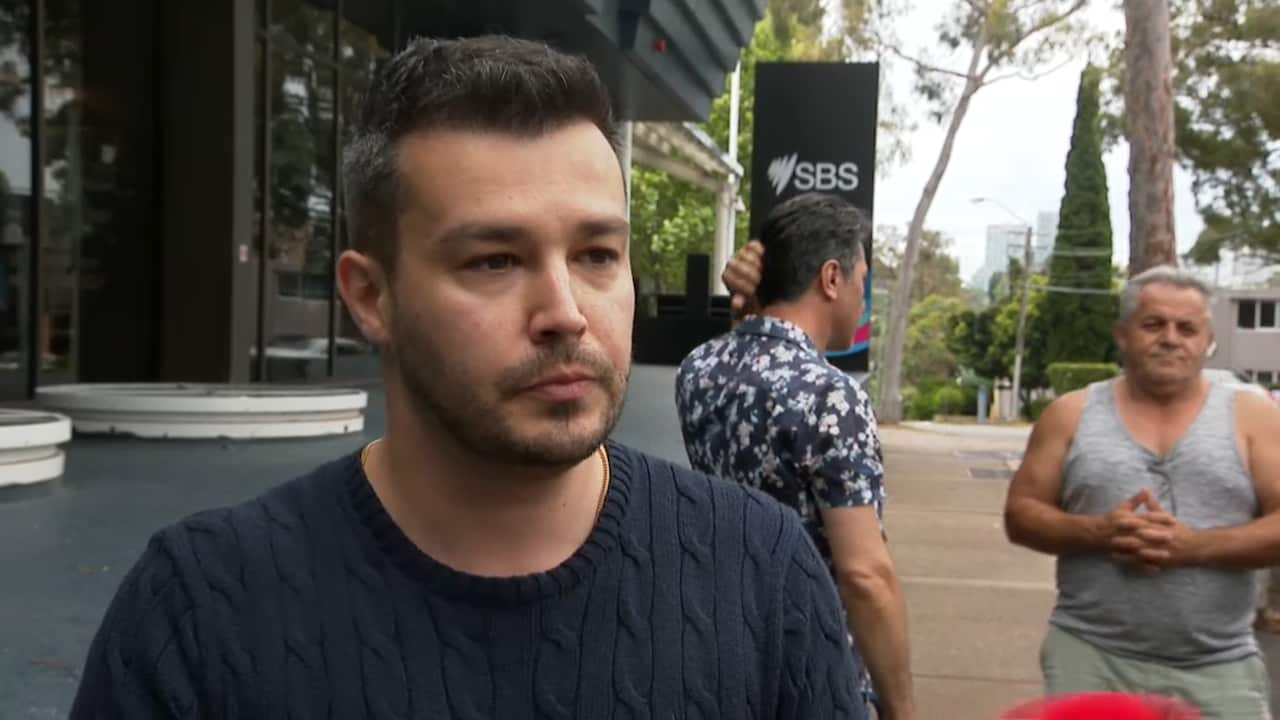 Nazami Jafarob, whose family is in Azerbaijan, says he worries for their safety.