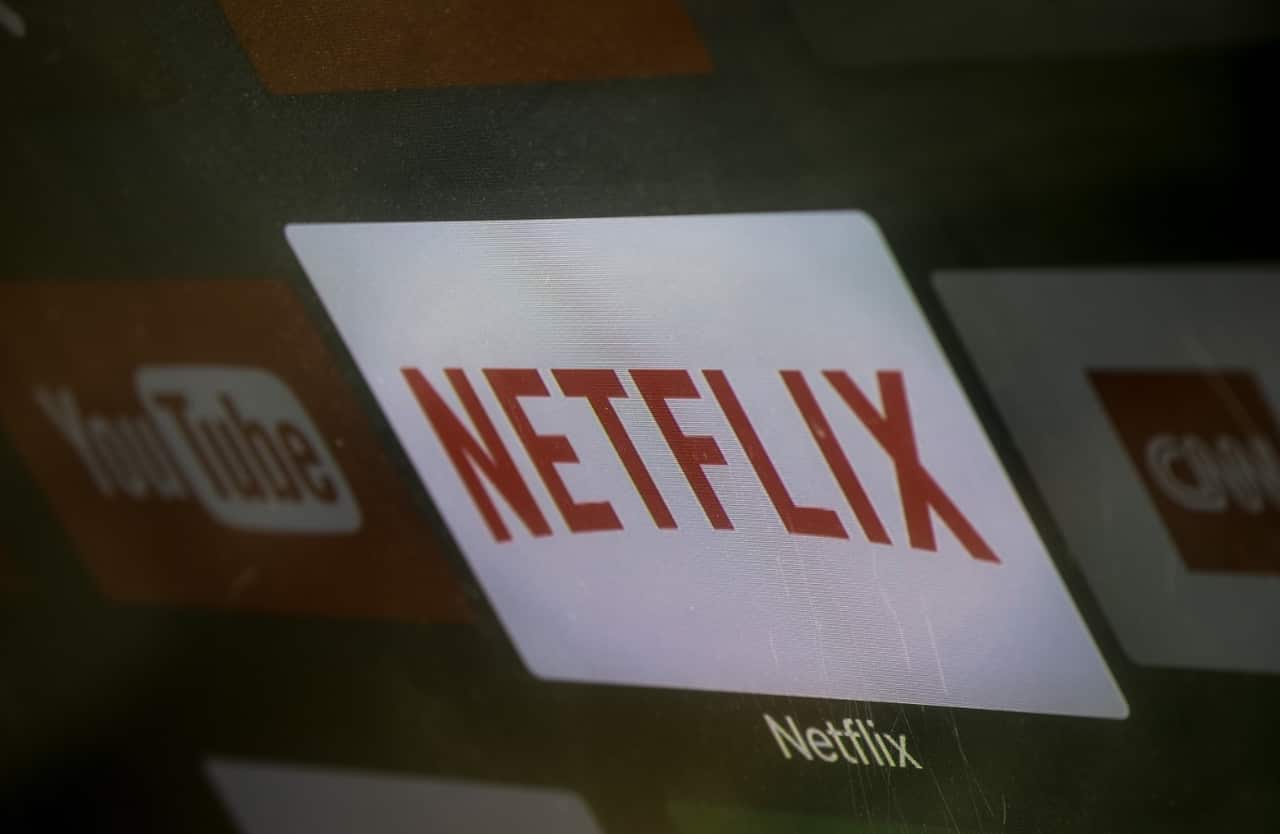 File image of yhe Netflix App logo 