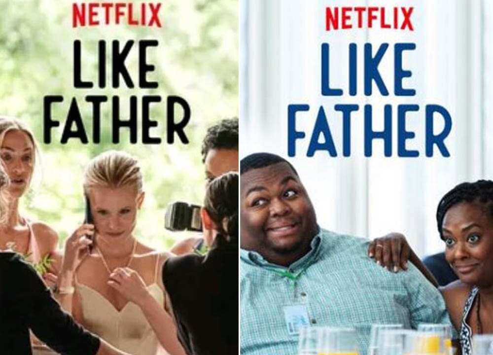 Two subscribers claimed they received two different artworks for the film 'Like Father'.