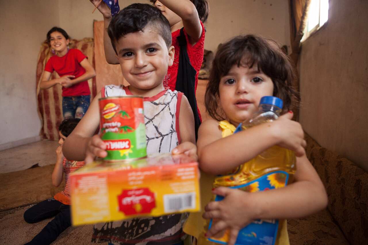 Syrian refugees in Jordan Oct 2015 Act for Peace