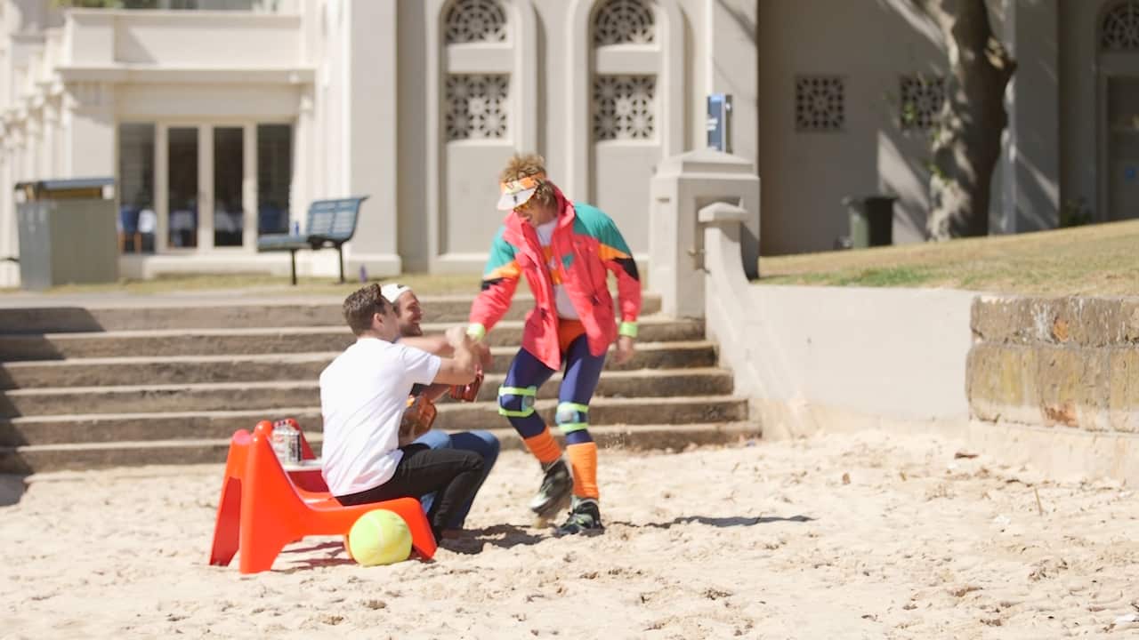 Nexba Bro is a mascot of sorts for the business, spruiking their zero-sugar products.