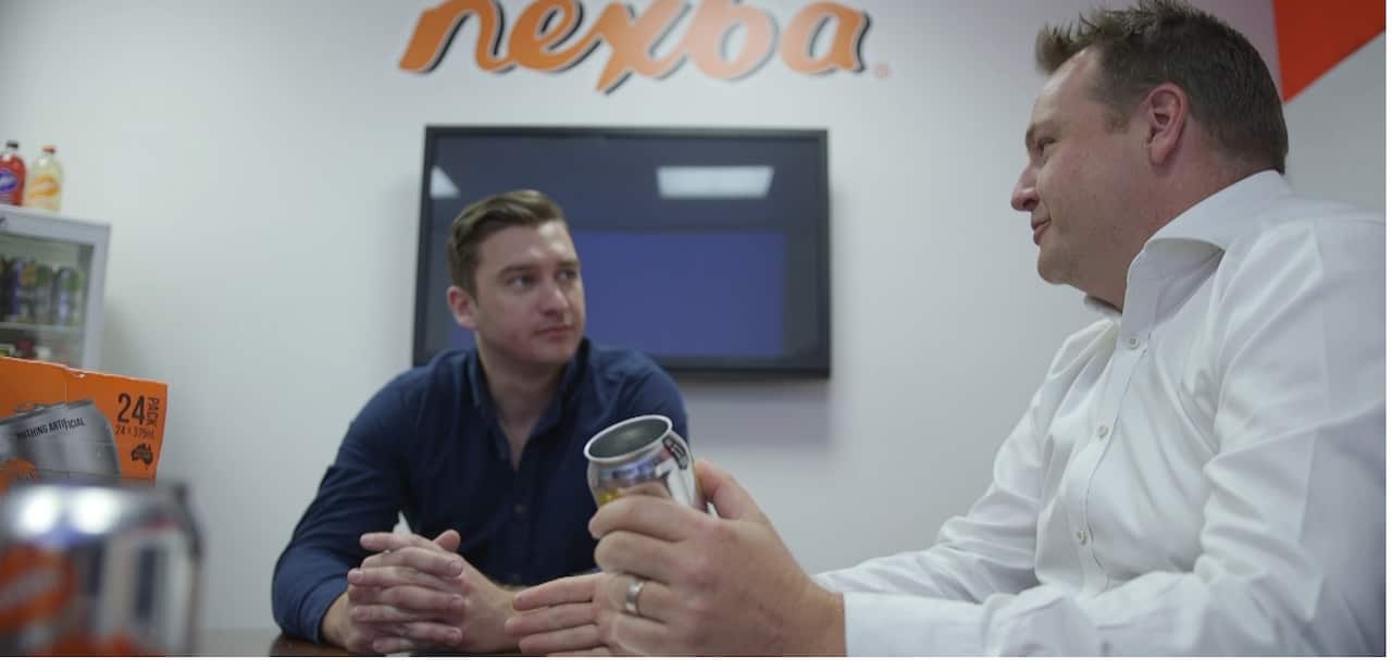 Steve Smythe was headhunted from Pepsi, to help Nexba with their product development.