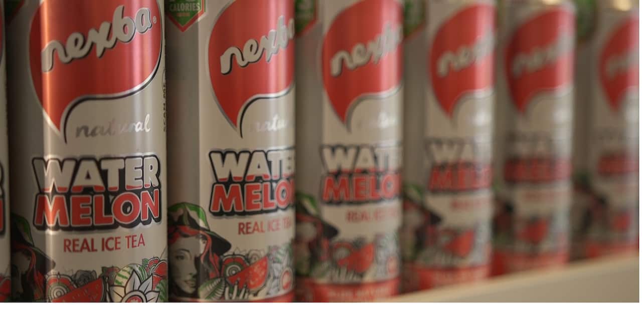 Watermelon low sugar iced tea was one of Nexba's first bestsellers.