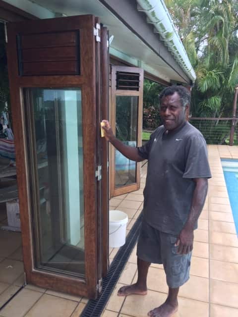 Ni-Vanuatu commercial painter Mark Hoya.