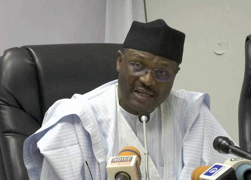 Mahmood Yakubu, chairman of the Independent National Electoral Commission (INEC), speaks about election delays.