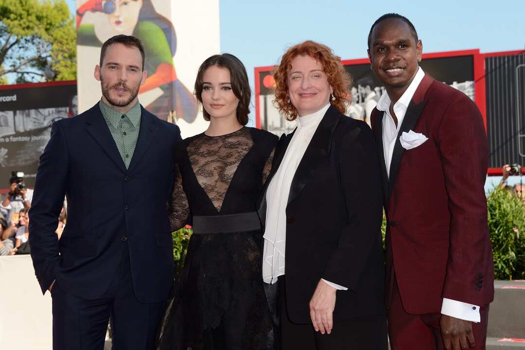 Sam Claflin, Aisling Franciosi, Jennifer Kent and Baykali Ganambarr at the 75th Venice International Film Festival.