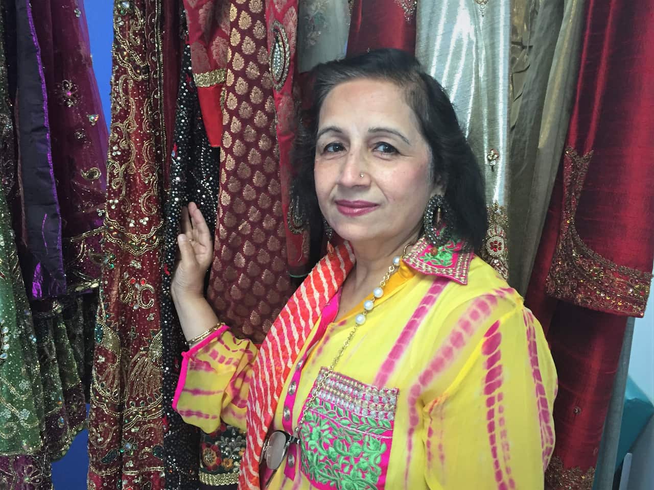 Nita Tanna's wedding business has slowed during the pandemic. 