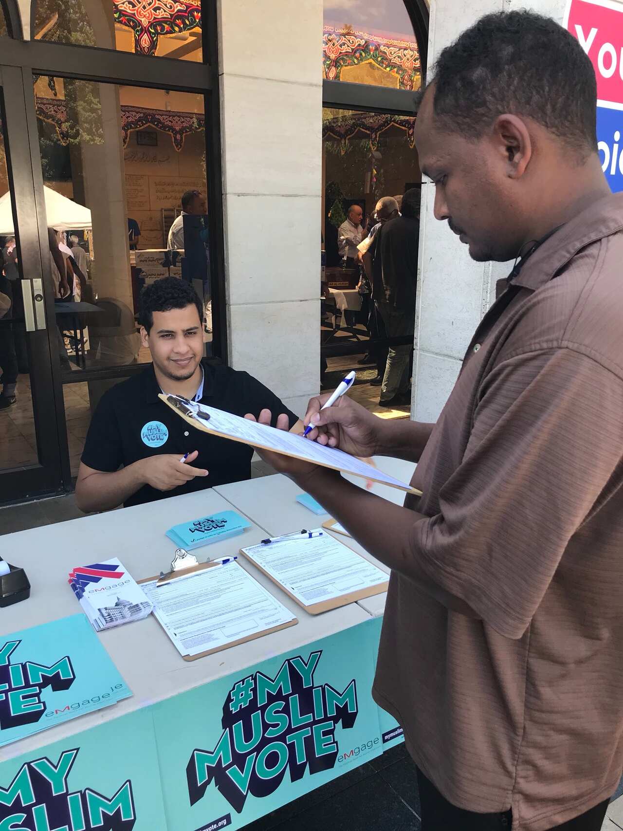 The #MyMuslimVote movement has been supported by a number of grassroots organisations.