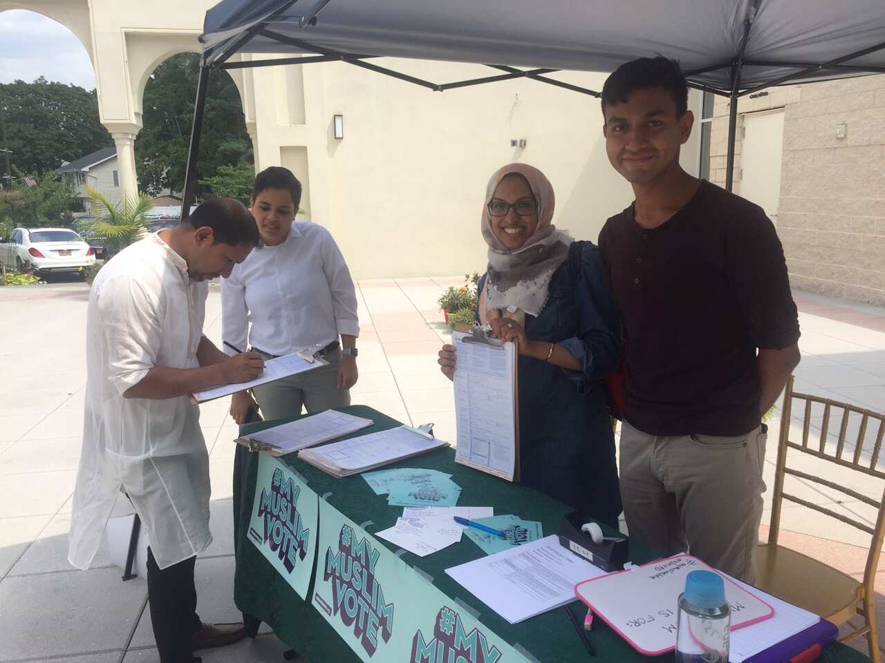 Grassroots organisations have been working to increase American Muslim voter participation at this year's election.