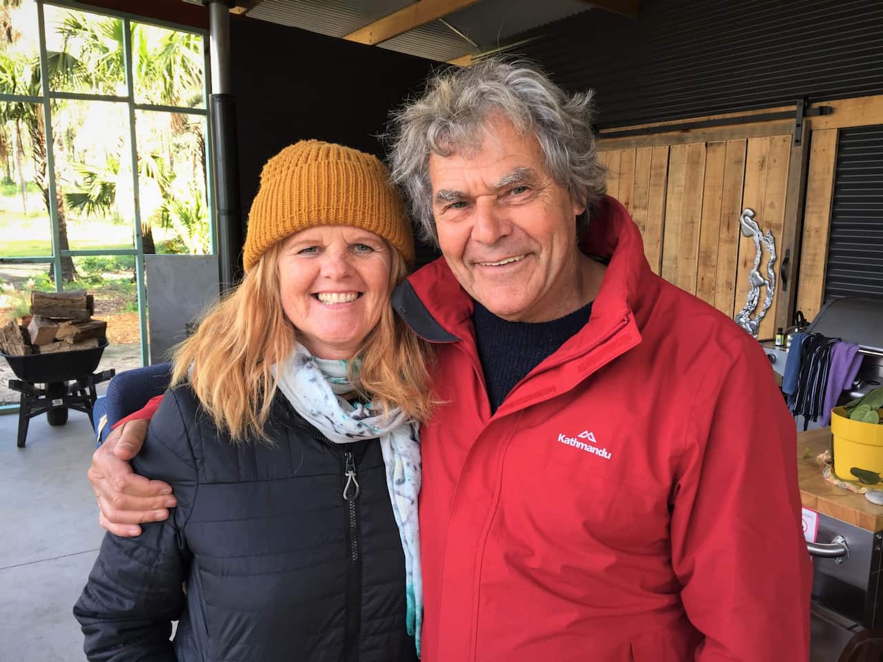 Trish and Noel Butler are rebuilding their property near Milton after fire devastated the valley.