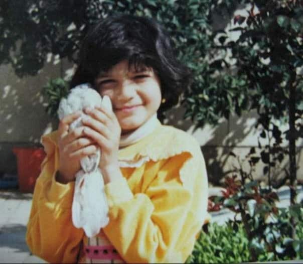 Dr Noushin Nasiri as a young girl