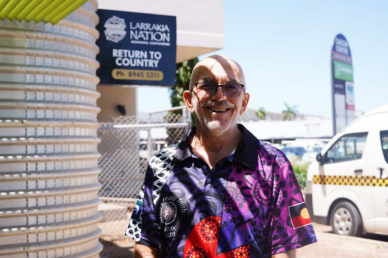 Larrakia Nation CEO Robert Cooper.