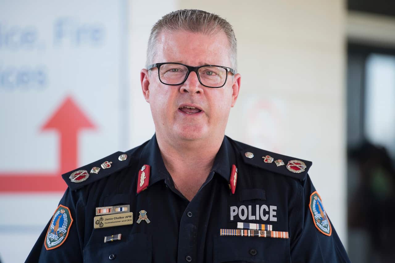 Northern Territory Police Commissioner Jamie Chalker.