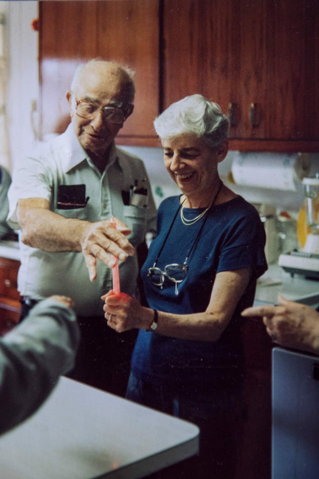 Sylvia Bloom and her husband, Raymond Margolies.