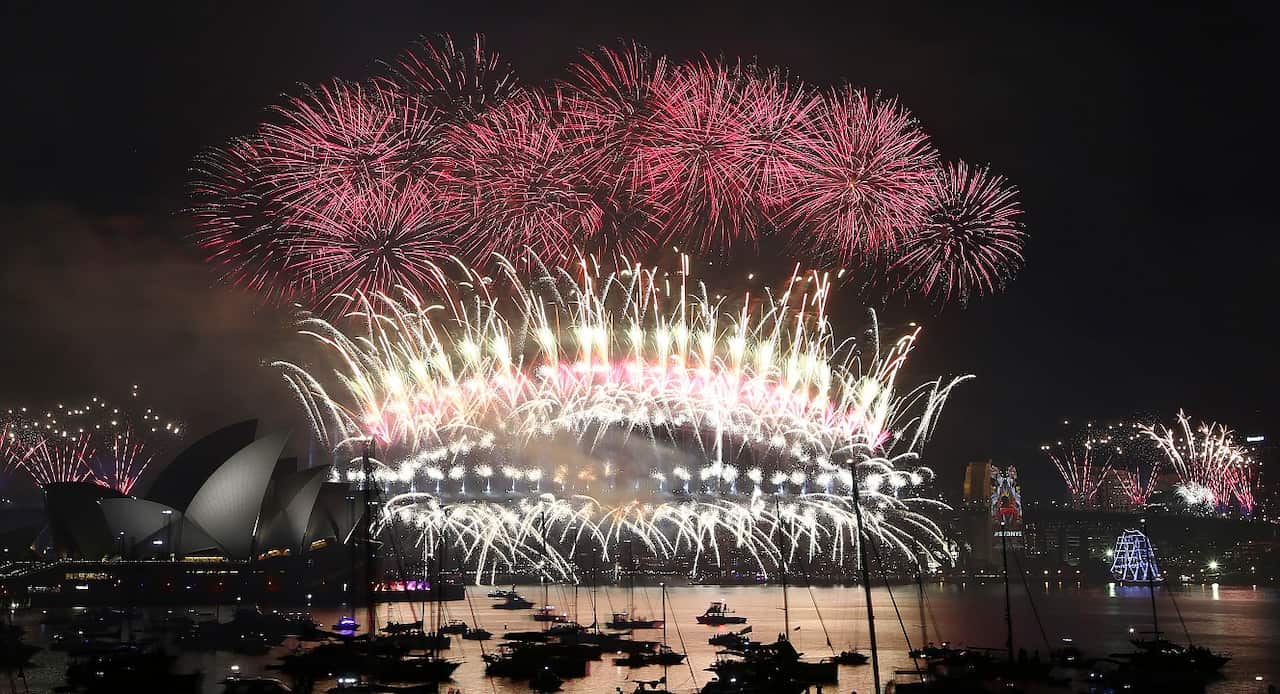 Sydney NYE 2017 fireworks