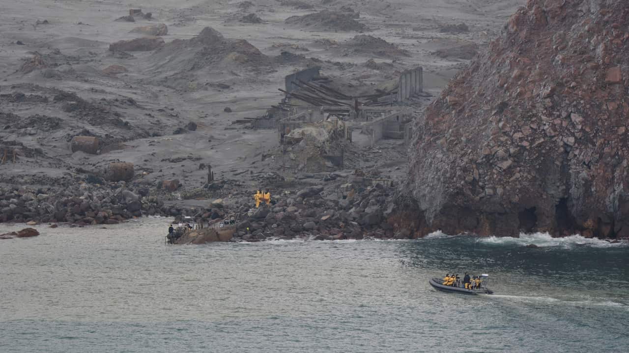 The recovery operation at Whakaari/White Island, New Zealand.