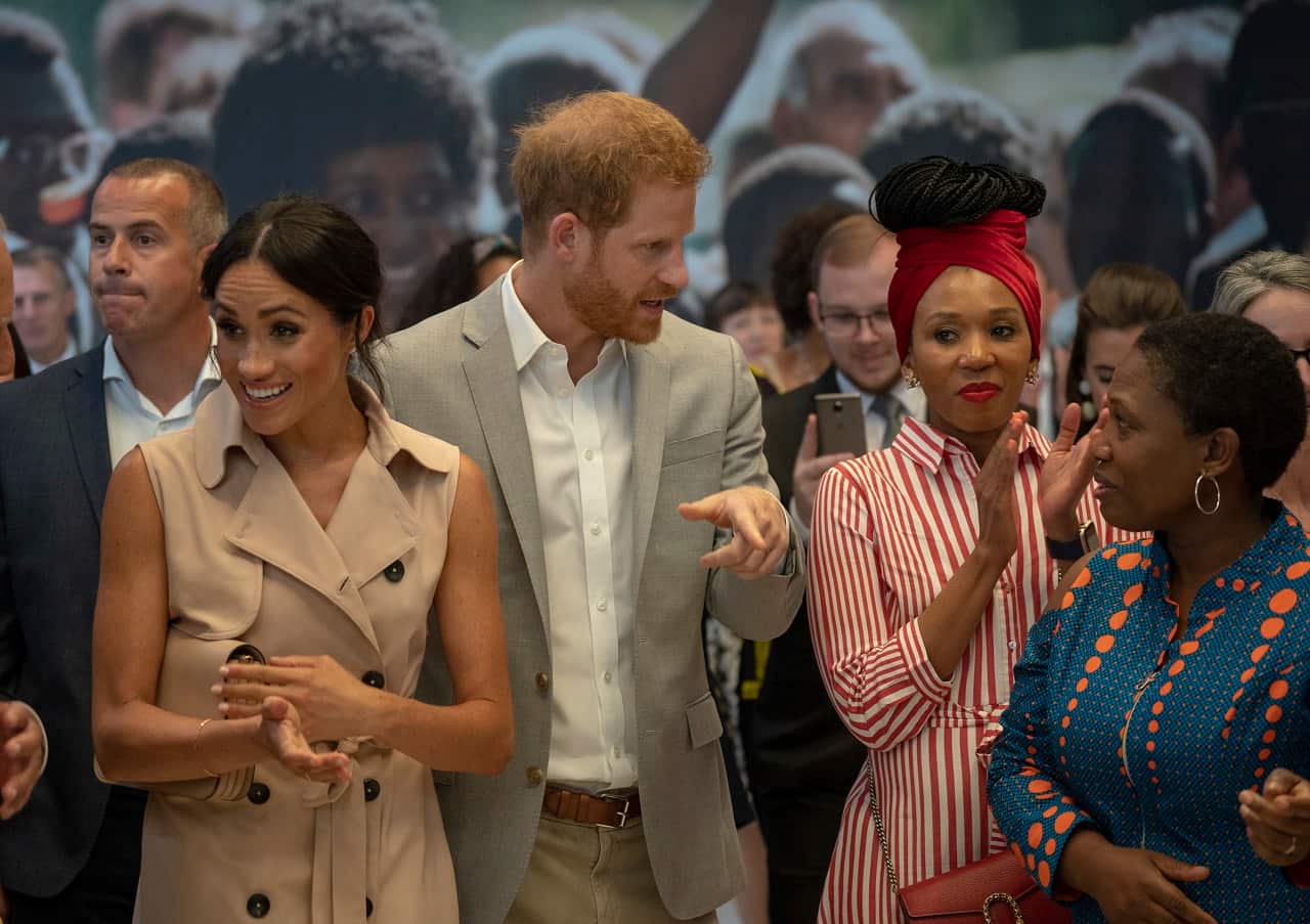 The Duke & Duchess of Sussex Visit The Nelson Mandela Centenary Exhibition