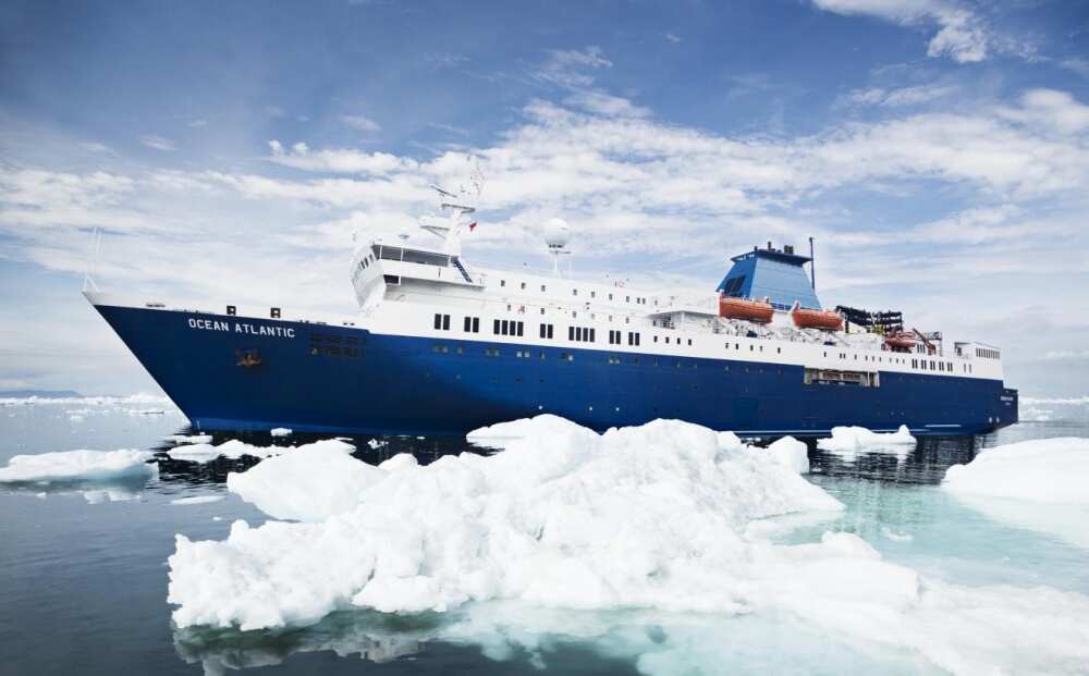 The MV Ocean Atlantic has been unable to dock at several ports in South America.