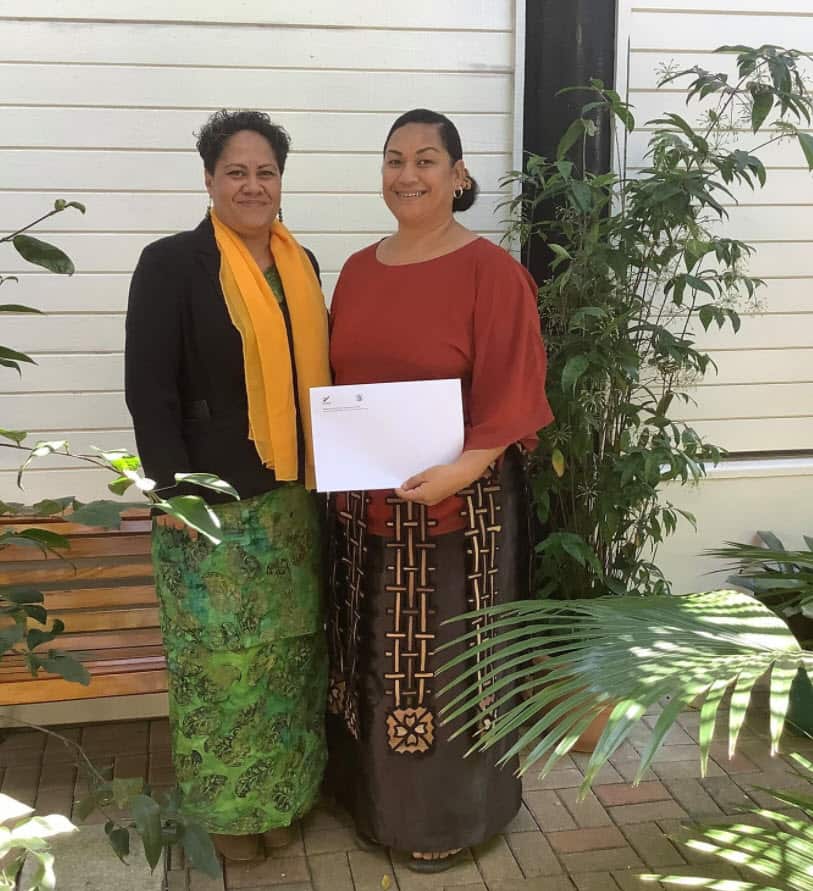 WCCC director Ofa Guttenbeil-Likiliki (right)