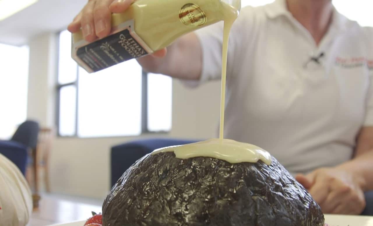 Mandy expects to sell between 17,000 and 20,000 puddings this Christmas season.