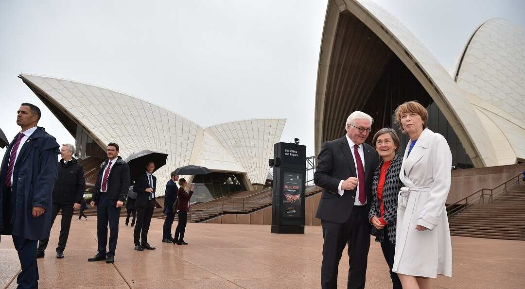 Sydney Opera House's chief executive, Louise Herron (middle) initially rejected the Racing NSW's proposal. 