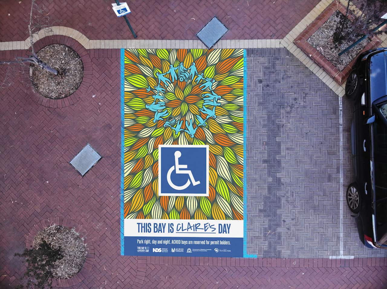 The campaign will transform ACROD parking bays across WA.