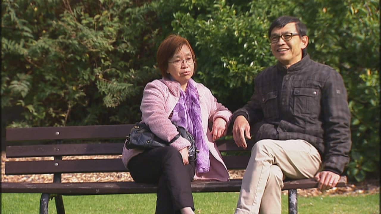 Hing Hung with his wife, May (SBS)
