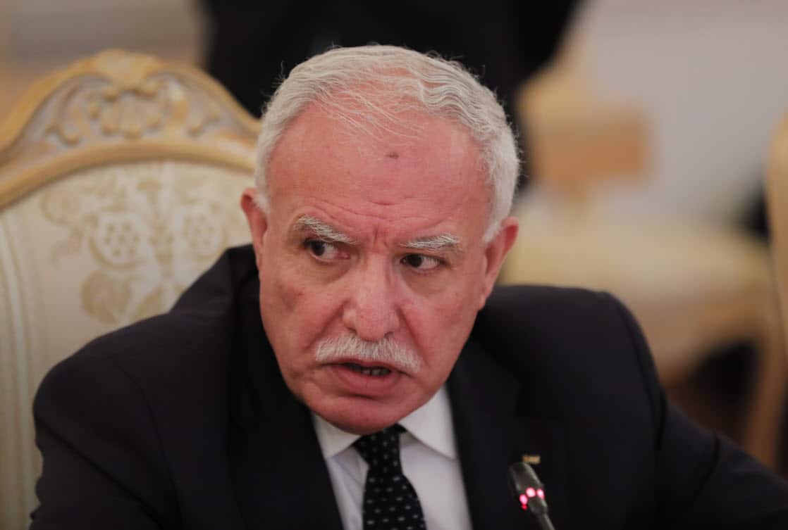 Palestinian National Authority Foreign Minister Riyad al-Maliki (AAP)