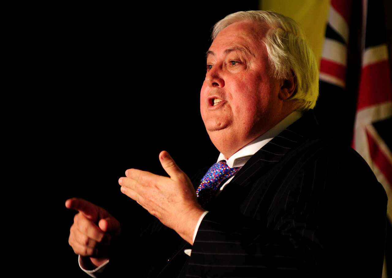 Put up or shut up: PUP leader Clive Palmer (AAP Image/Tracey Nearmy)