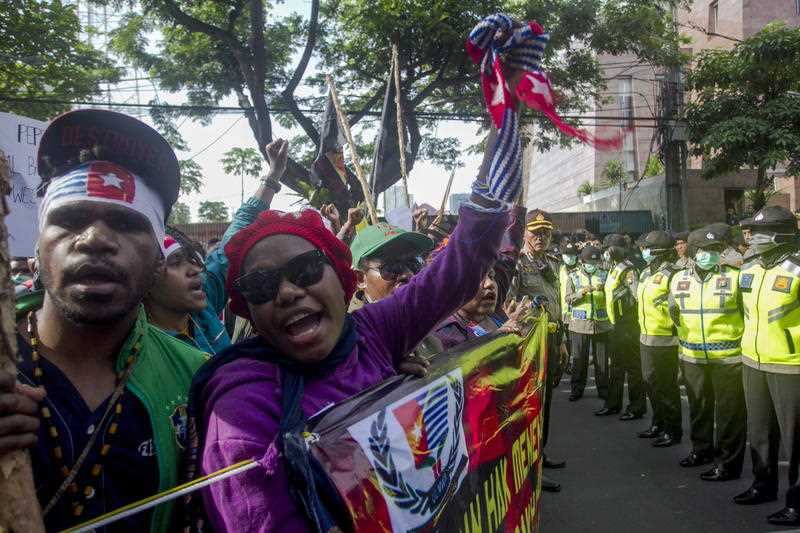  Dozens of West Papuan activists.