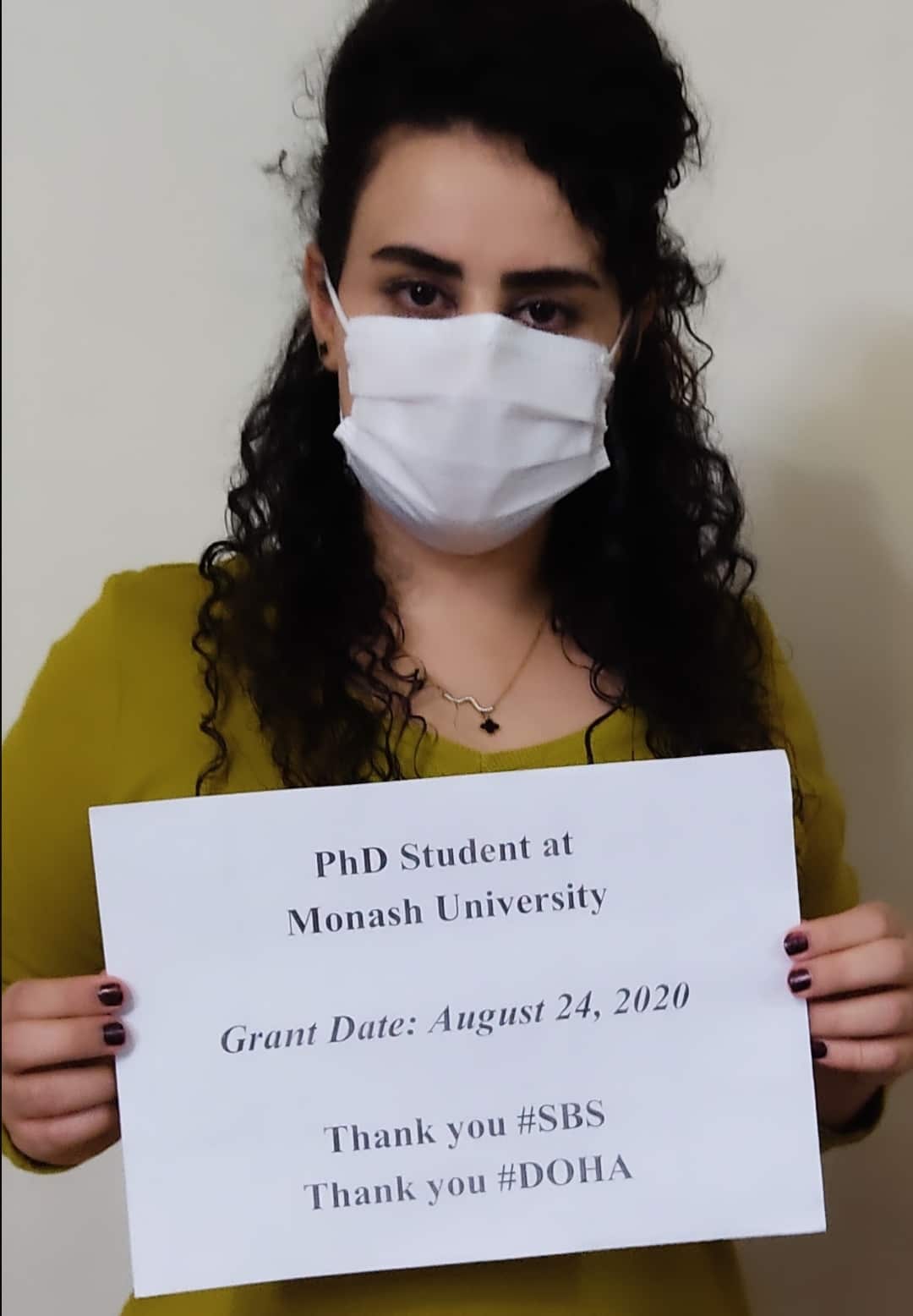 Iranian student Parisa