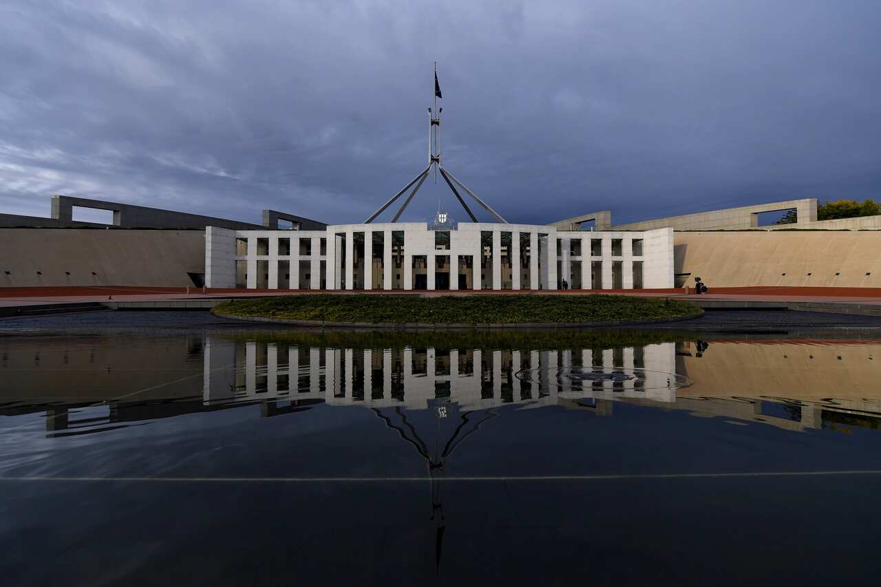 Parliament House in Canberra.