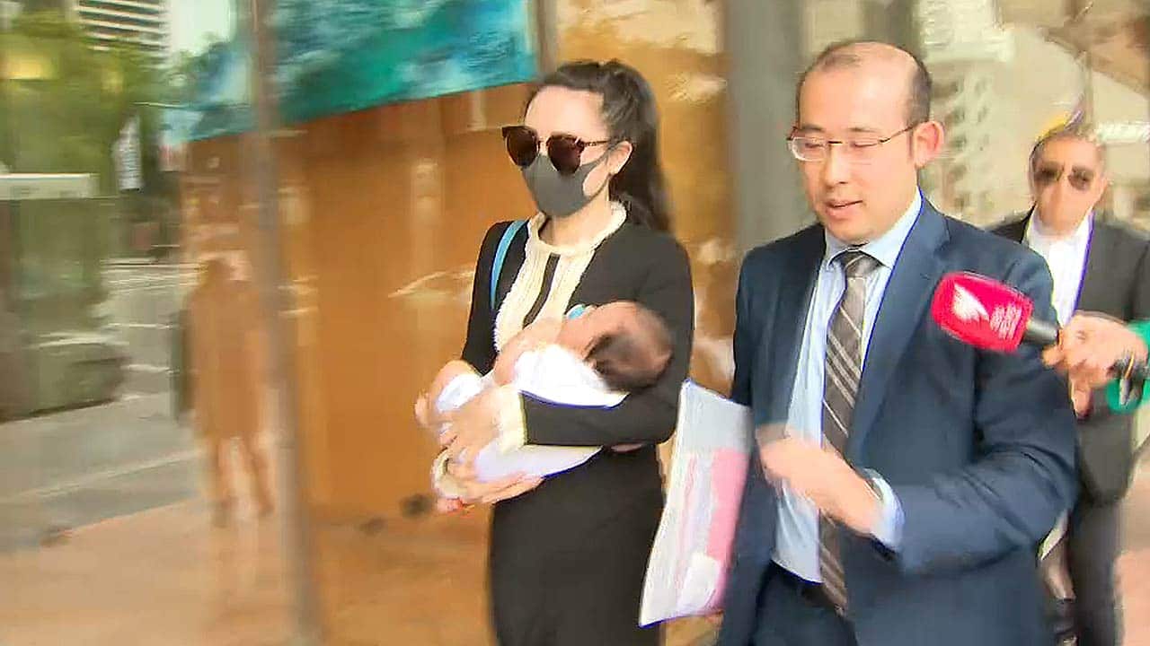 Mr Xu’s partner and newborn son were in court for the sentencing.