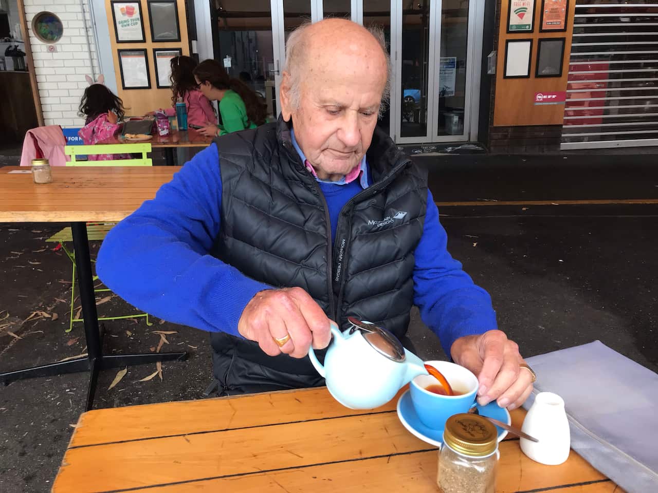 Paul Millet at the South Melbourne Market