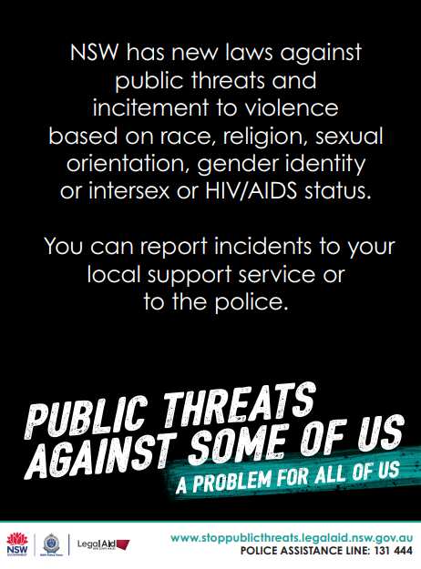 Promotional material for the campaign